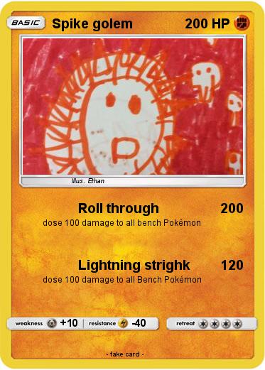 Pokemon Spike golem