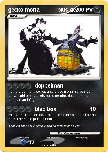 Pokemon gecko moria            plus de