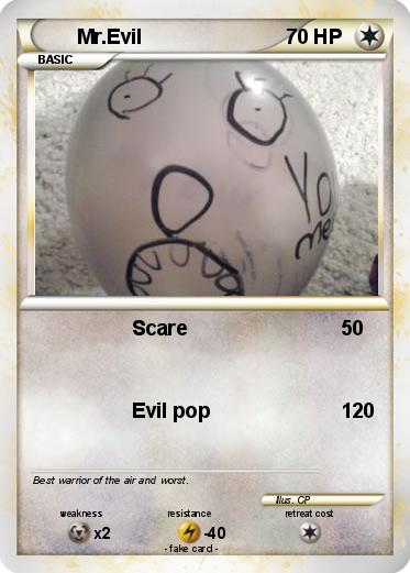 Pokemon Mr.Evil