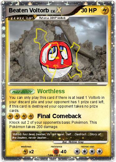 Pokemon Beaten Voltorb