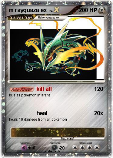 Pokemon m rayquaza ex