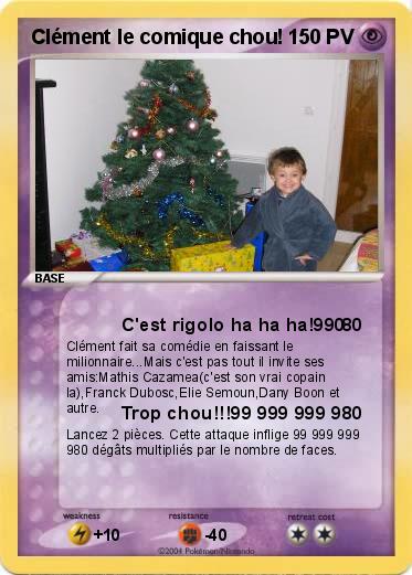 Pokemon Clément le comique chou!