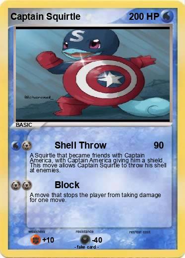 Pokemon Captain Squirtle