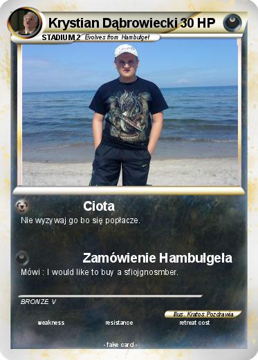 Pokemon Krystian Dąbrowiecki