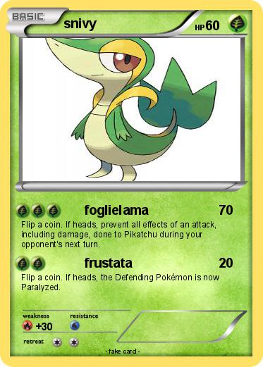 Pokemon snivy