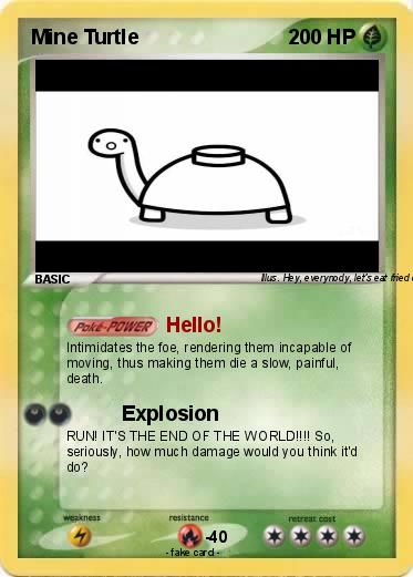 Pokemon Mine Turtle