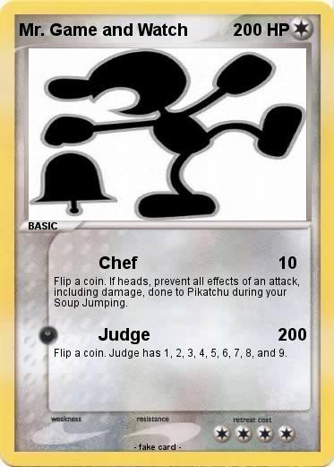 Pokemon Mr. Game and Watch