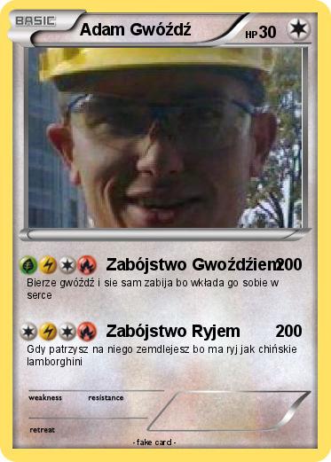 Pokemon Adam Gwóźdź