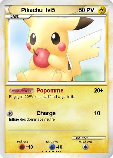 Pokemon Pikachu  lvl5