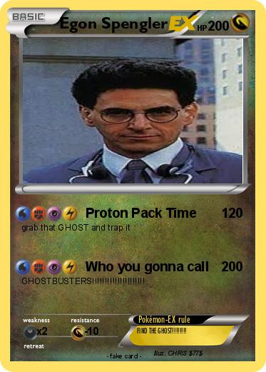 Pokemon Egon Spengler