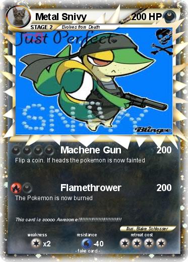 Pokemon Metal Snivy