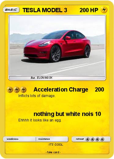 Pokemon TESLA MODEL 3