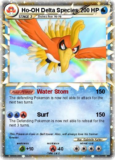 Pokemon Ho-OH Delta Species