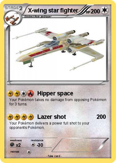 Pokemon X-wing star fighter