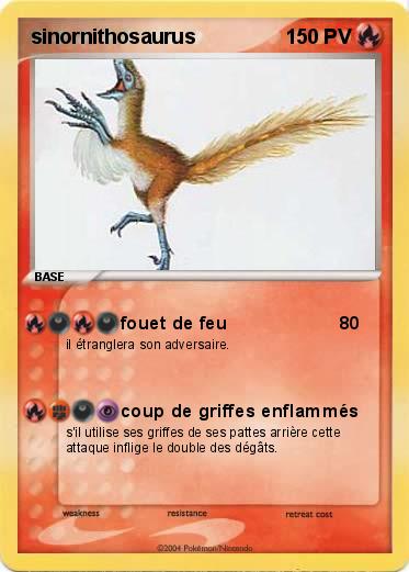 Pokemon sinornithosaurus
