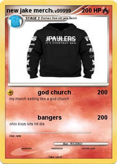 Pokemon new jake merch