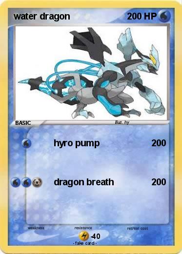 Pokemon water dragon