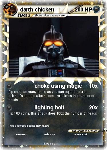 Pokemon darth chicken
