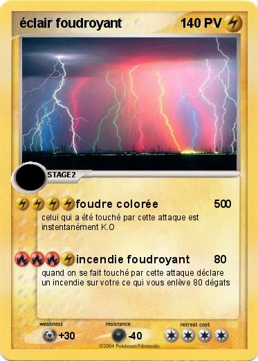 Pokemon éclair foudroyant