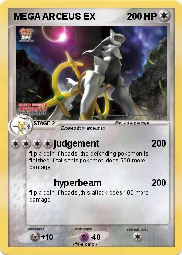 Pokemon MEGA ARCEUS EX