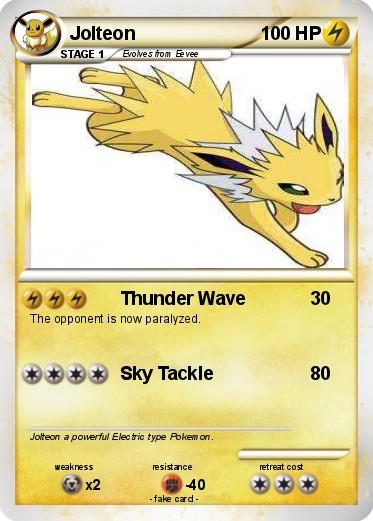 Pokemon Jolteon