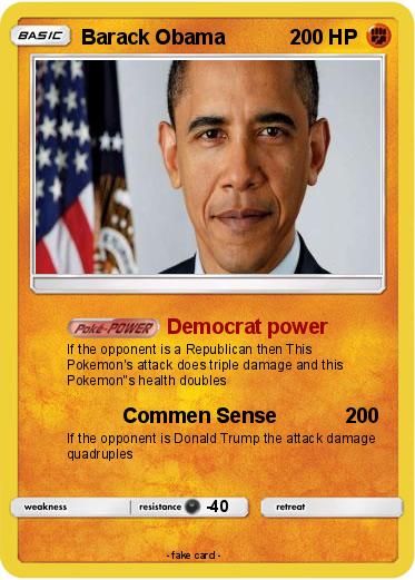 Pokemon Barack Obama