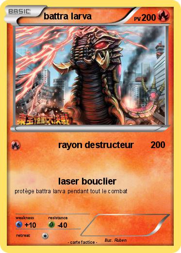 Pokemon battra larva