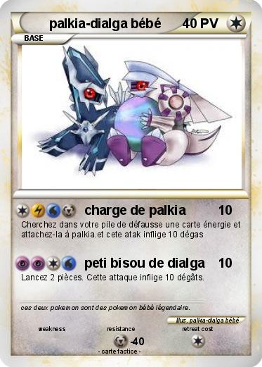 Pokemon palkia-dialga bébé