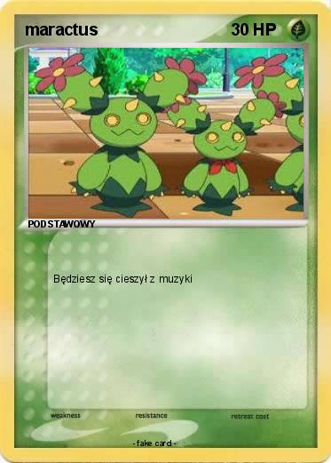 Pokemon maractus