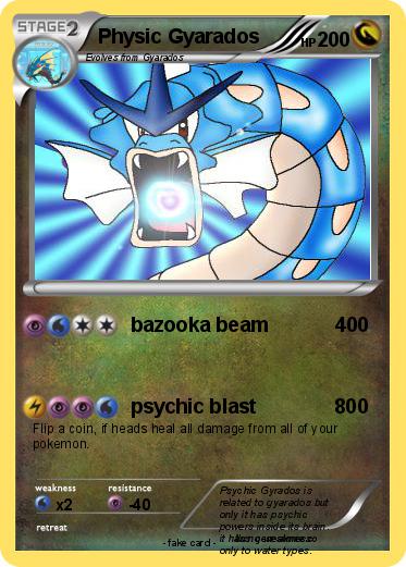 Pokemon Physic Gyarados