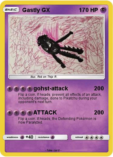 Pokemon Gastly GX