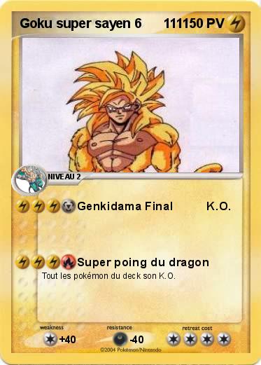 Pokemon Goku super sayen 6      111