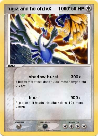 Pokemon lugia and ho oh.lvX     1000