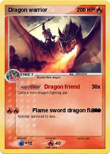 Pokemon Dragon warrior