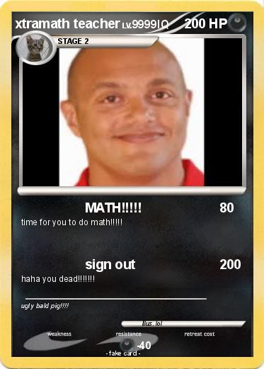 Pokemon xtramath teacher