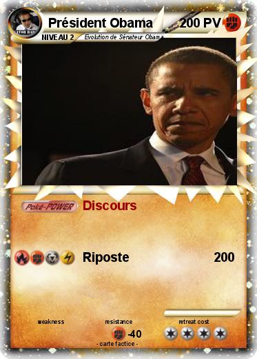Pokemon Président Obama