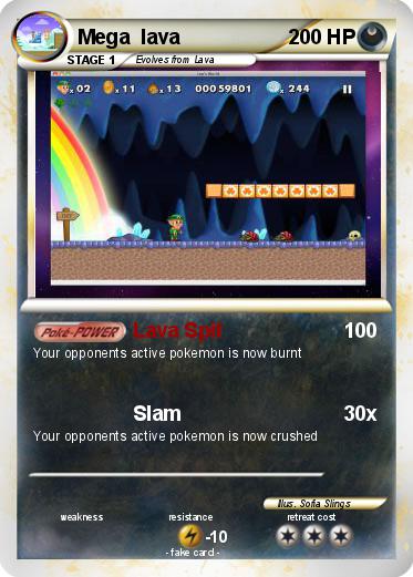 Pokemon Mega  lava