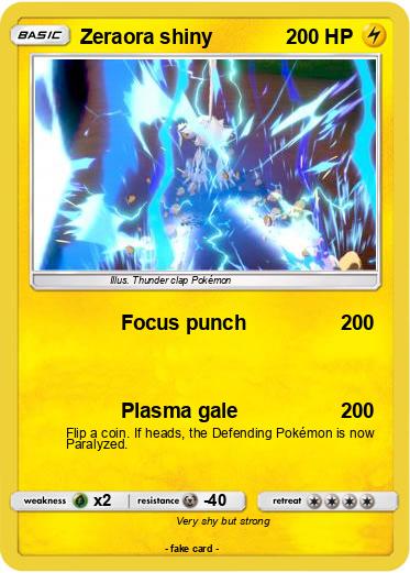Pokemon Zeraora shiny