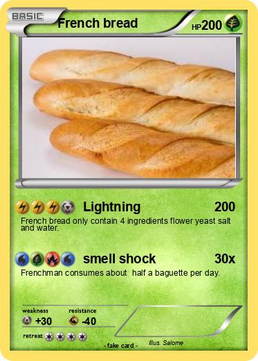 Pokemon French bread