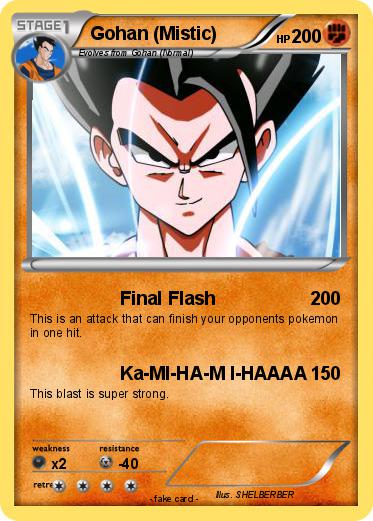 Pokemon Gohan (Mistic)
