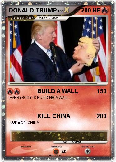 Pokemon DONALD TRUMP