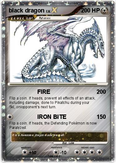 Pokemon black dragon