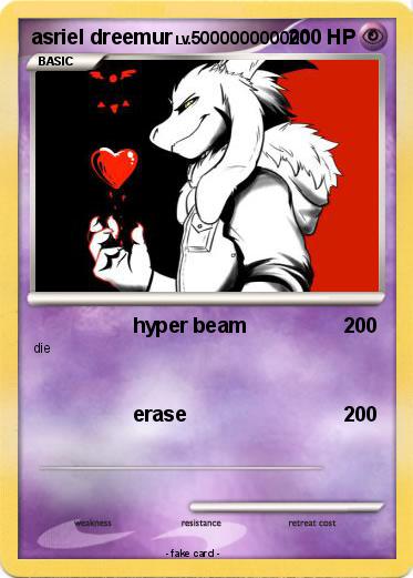 Pokemon asriel dreemur