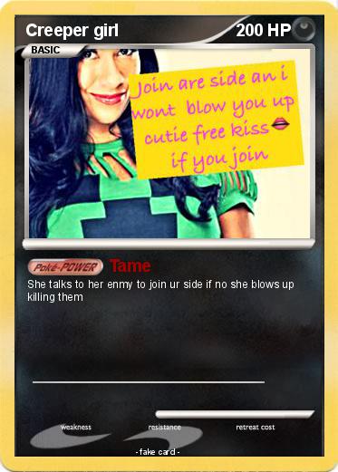 Pokemon Creeper girl