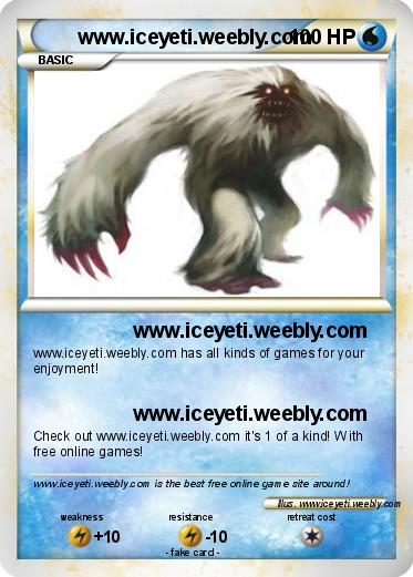 Pokemon www.iceyeti.weebly.com