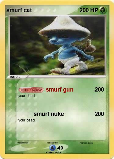 Pokemon smurf cat