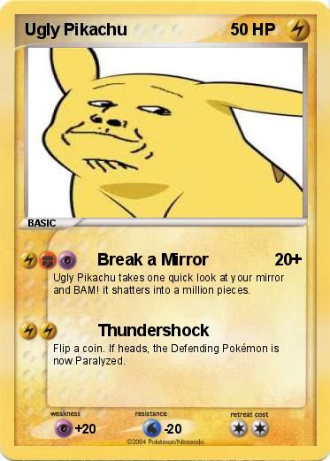 Pokemon Ugly Pikachu