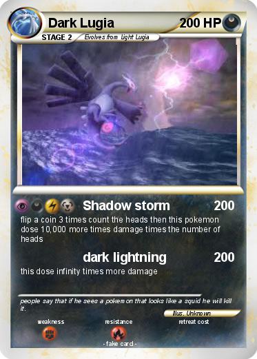 Pokemon Dark Lugia