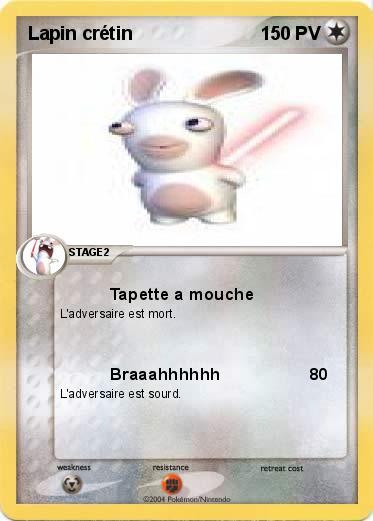 Pokemon Lapin crétin