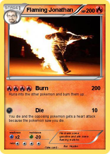 Pokemon Flaming Jonathan
